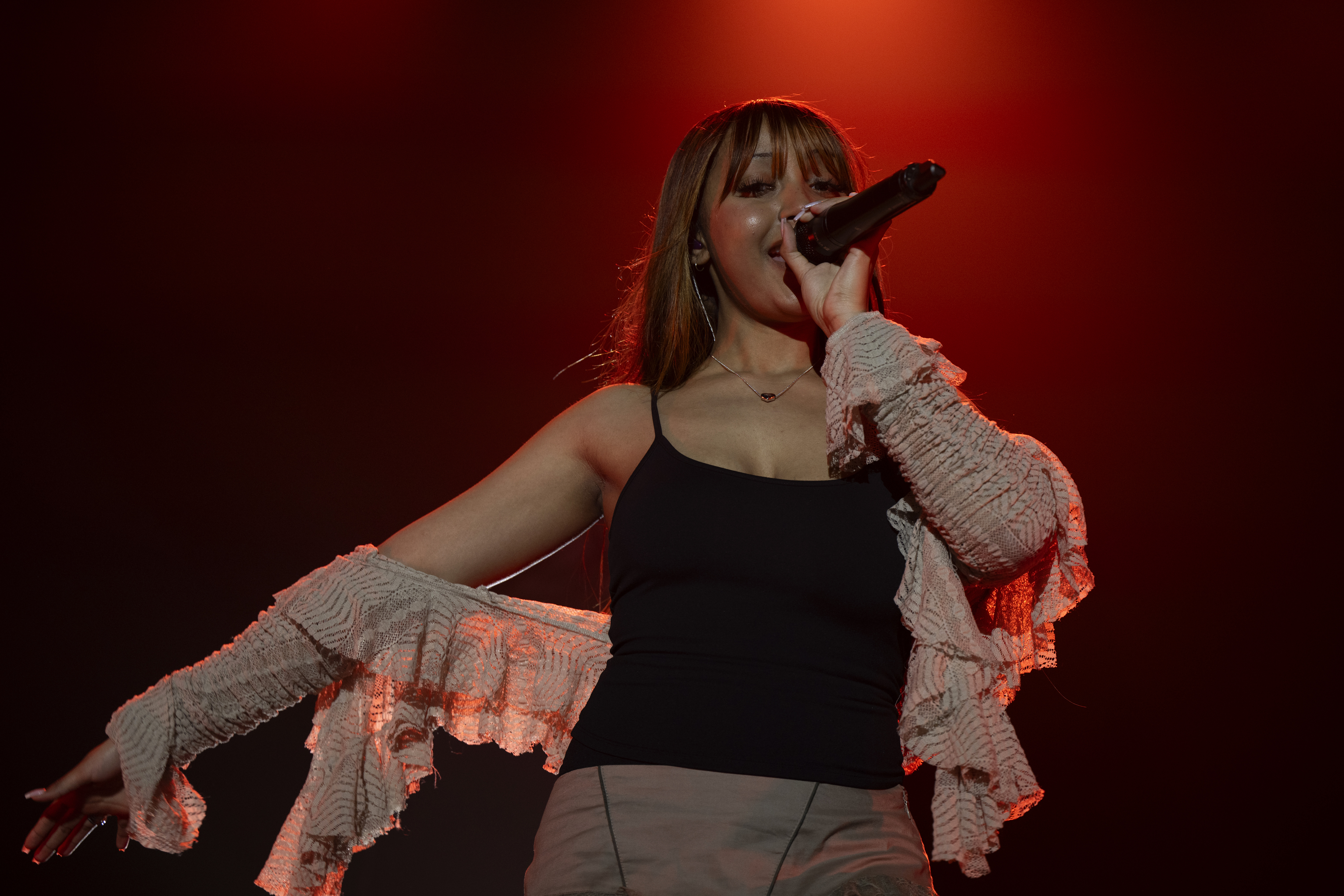 Pinkpantheress Attends The Elysee Montmartre